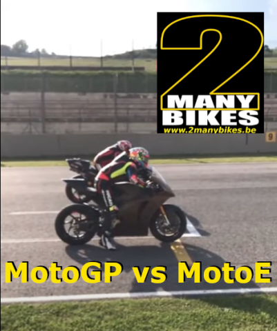 Ducati MotoGP vs Ducati MotoE 